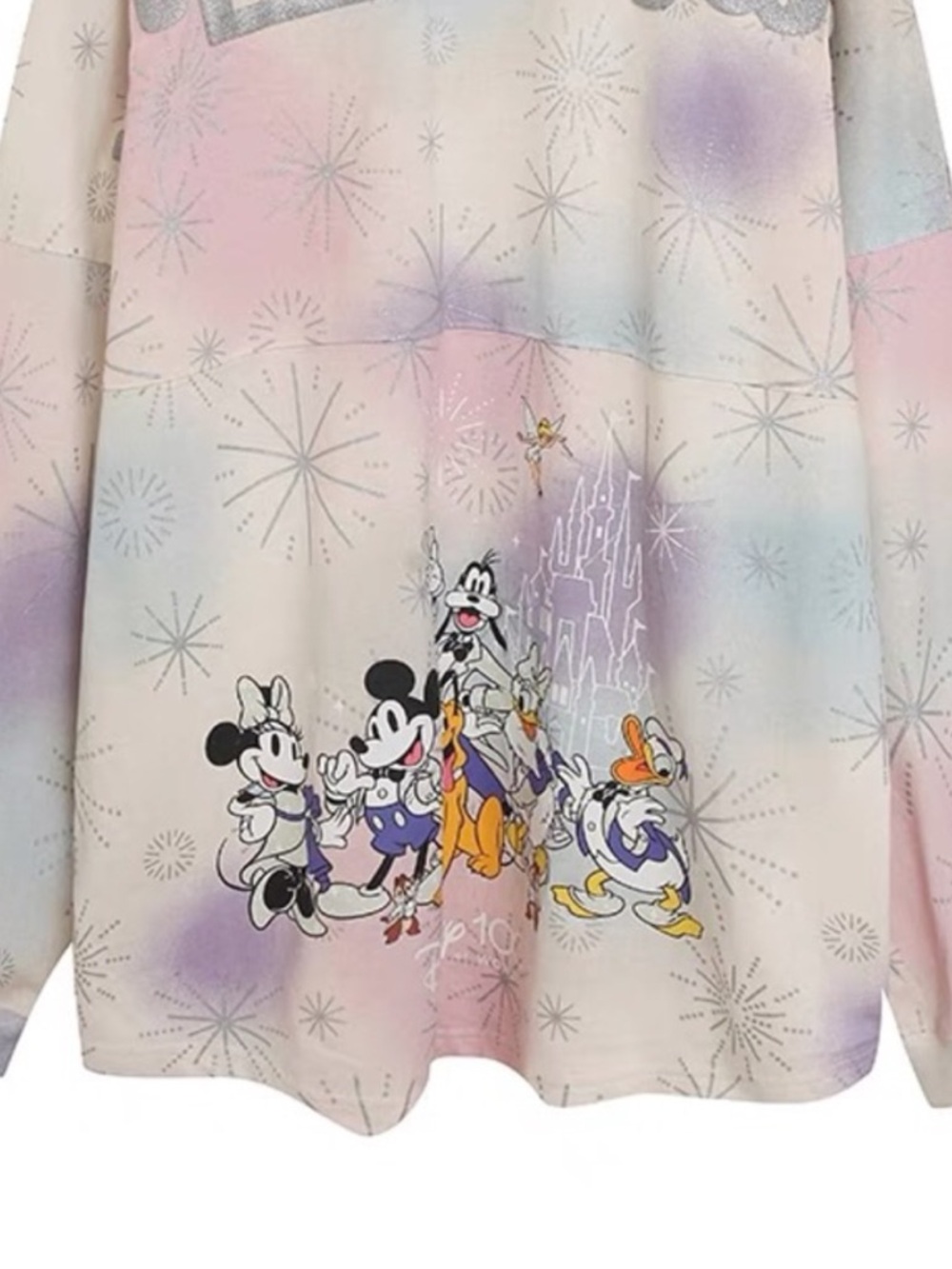 Spirit Jersey 100 Years Disneyland Resort Pastel Tye Dye Silver Mickey & Friends - Picture 6 of 10